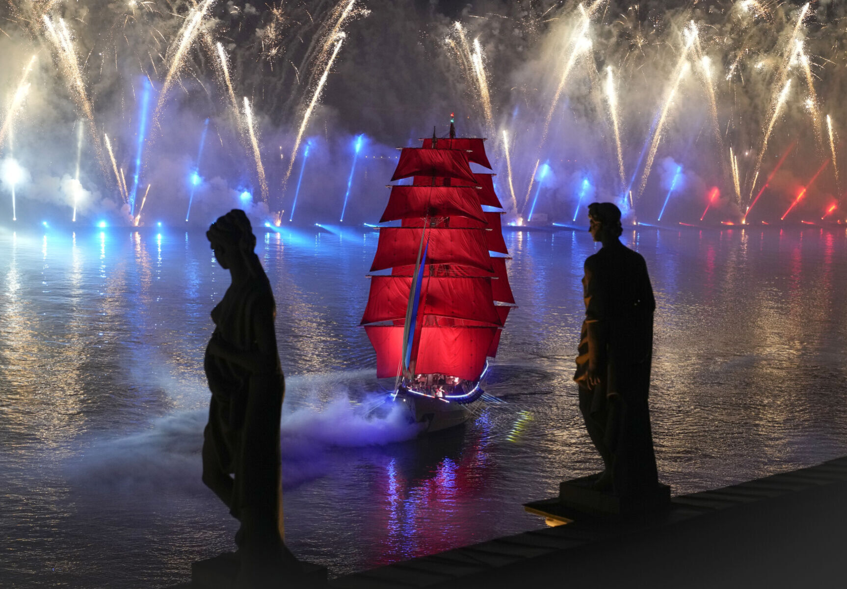 APTOPIX Russia Scarlet Sails